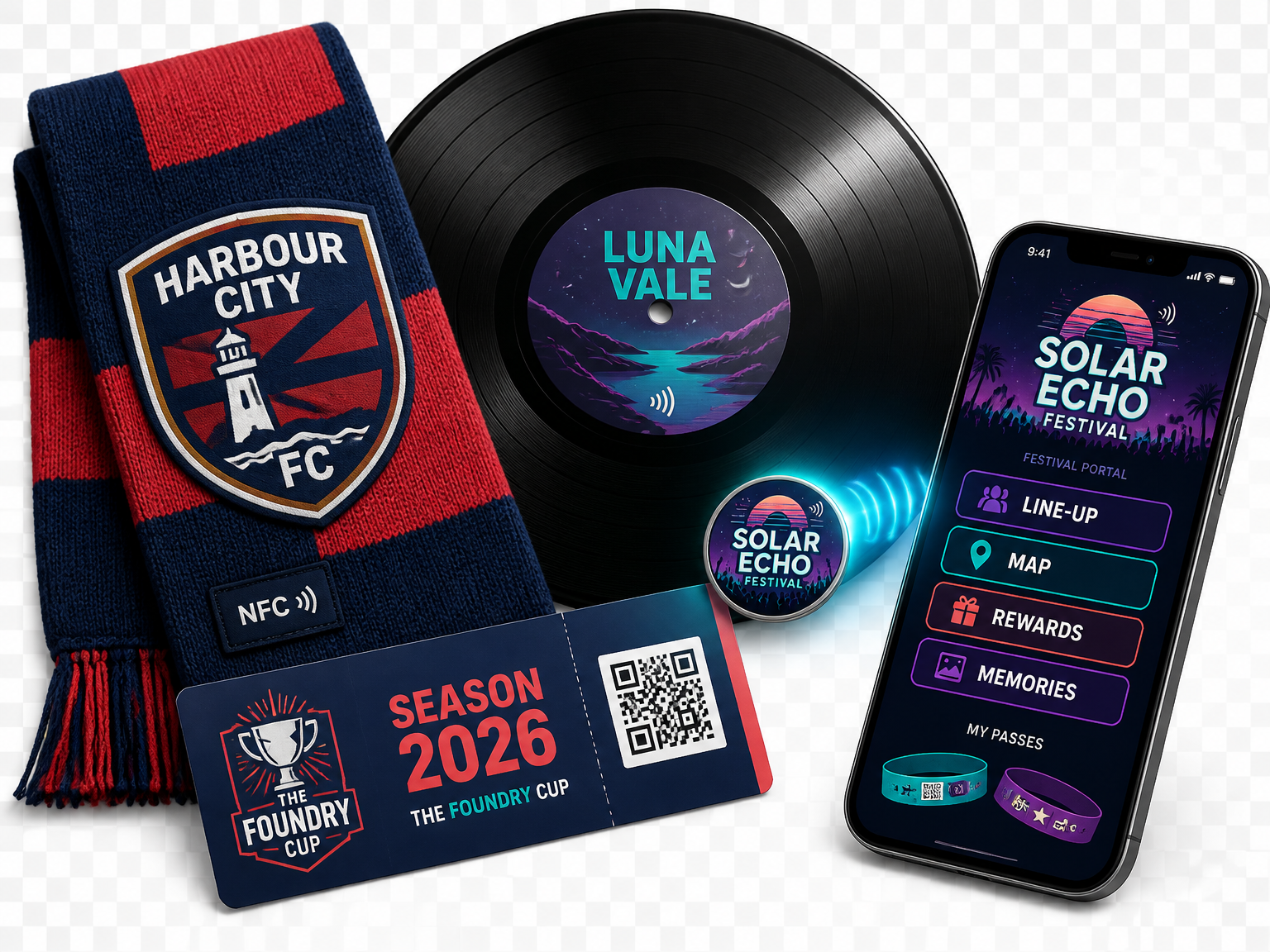 Connected merch driving fan activation